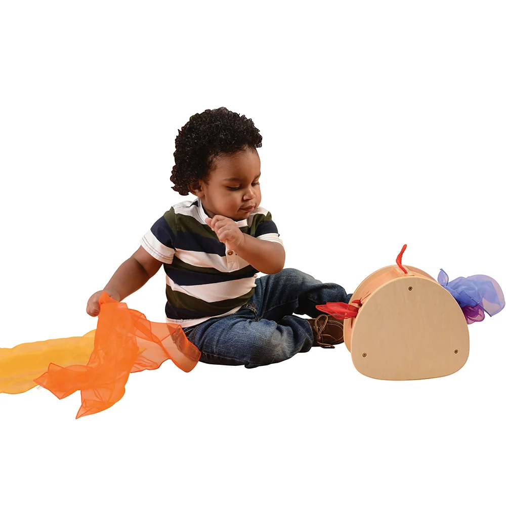Stuff 'N Pull Scarf Tote | 13-Piece Colorful Sensory & Fine Motor Play Set - Image 10