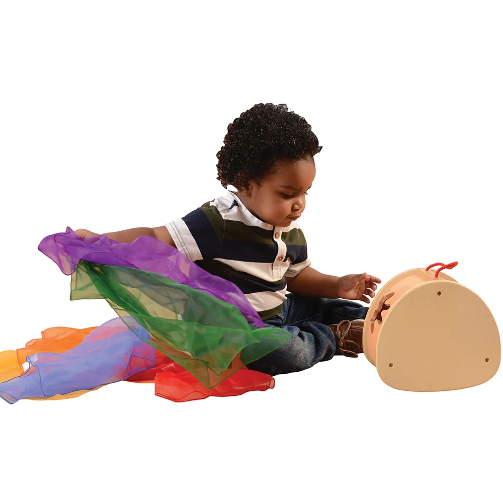 Stuff 'N Pull Scarf Tote | 13-Piece Colorful Sensory & Fine Motor Play Set - Image 11