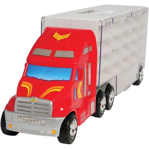 Super-Rig Carrier for 44 Die-Cast Cars | Heavy-Duty 8-Wheel Storage Case with Handle - Image 3