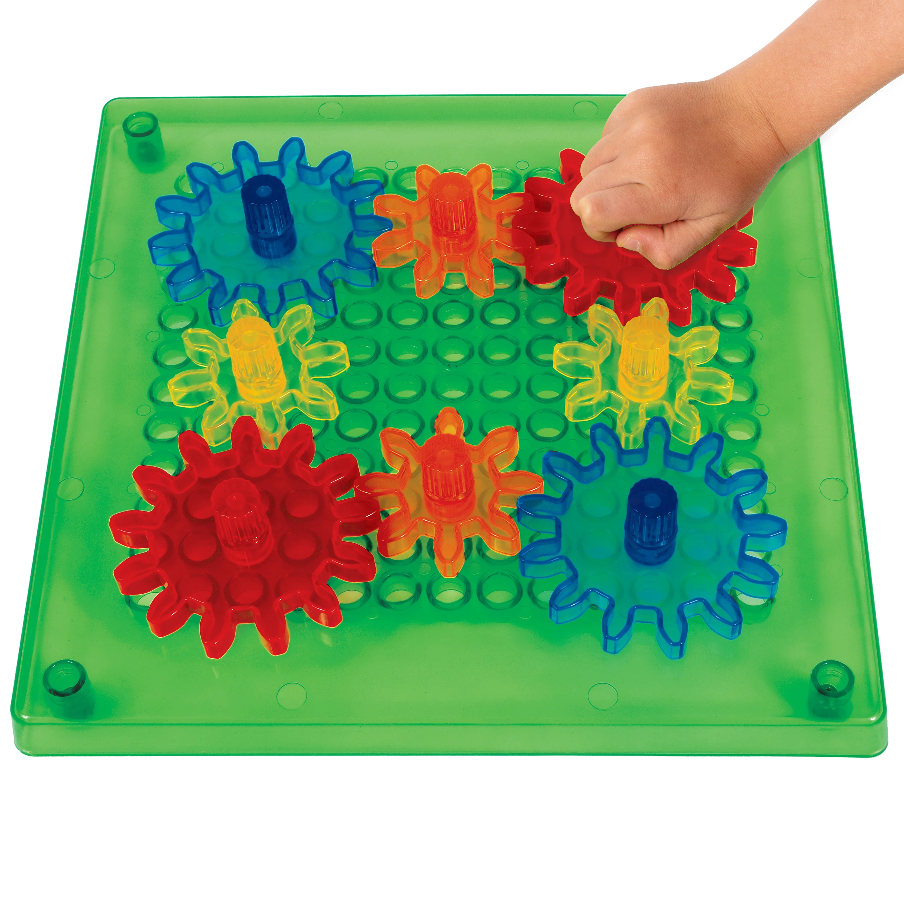 Swap 'N Spin Gear Grid Light | Interactive STEM Gear Board with Spinning Gears - Image 3