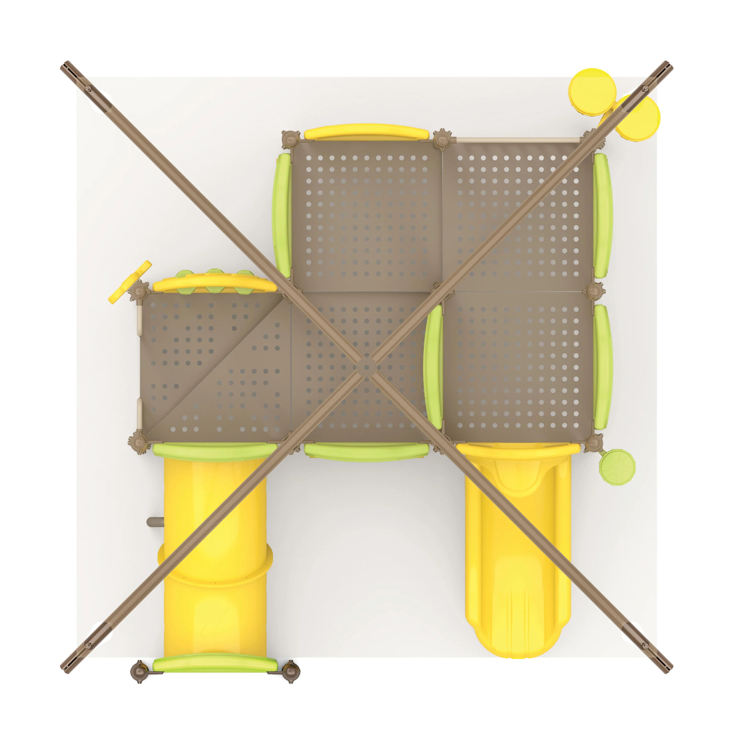 Sweet Pea Compact Toddler Playground | Playset with Built-In Shade and Activity Panels - Image 3