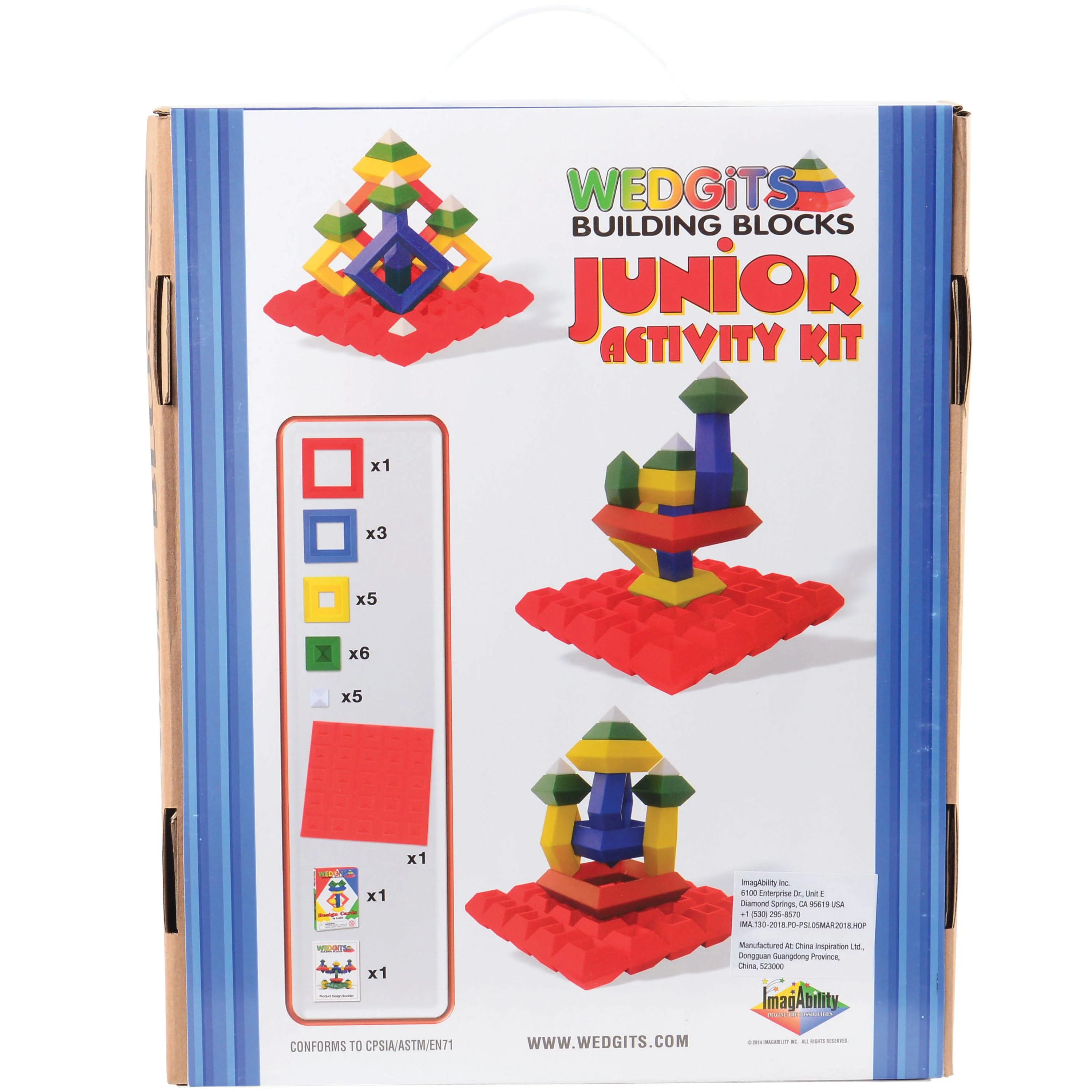 WEDGiTS® Junior Activity Kit – 20 Piece STEM Building Set Wedgits - Image 5