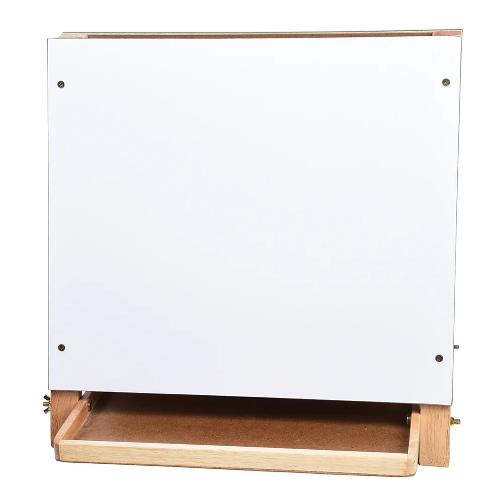 Compact Tabletop 3-in-1 Hardwood Art Easel | Chalkboard, Whiteboard & Painting Surface - Image 2