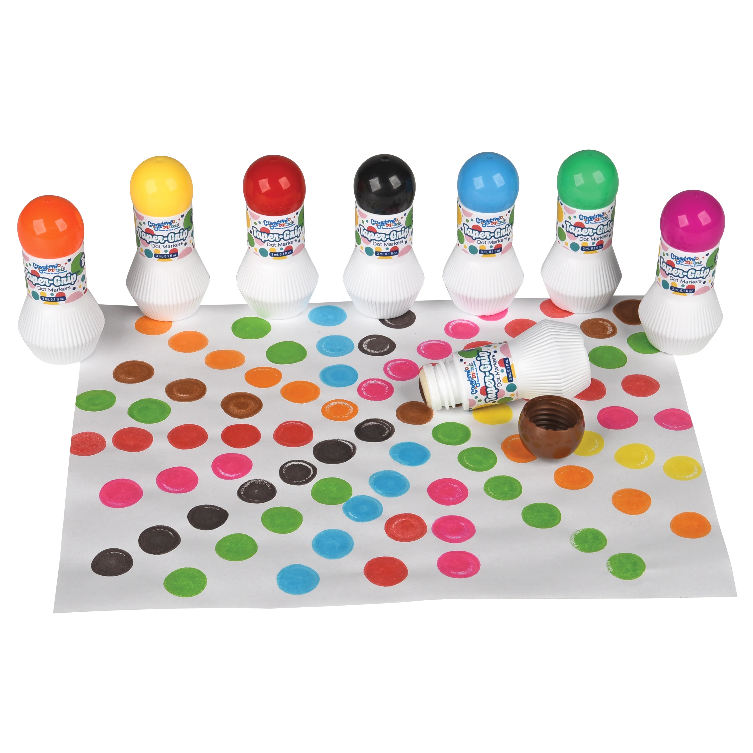 Washable Chubby Dot Markers - Set of 8
