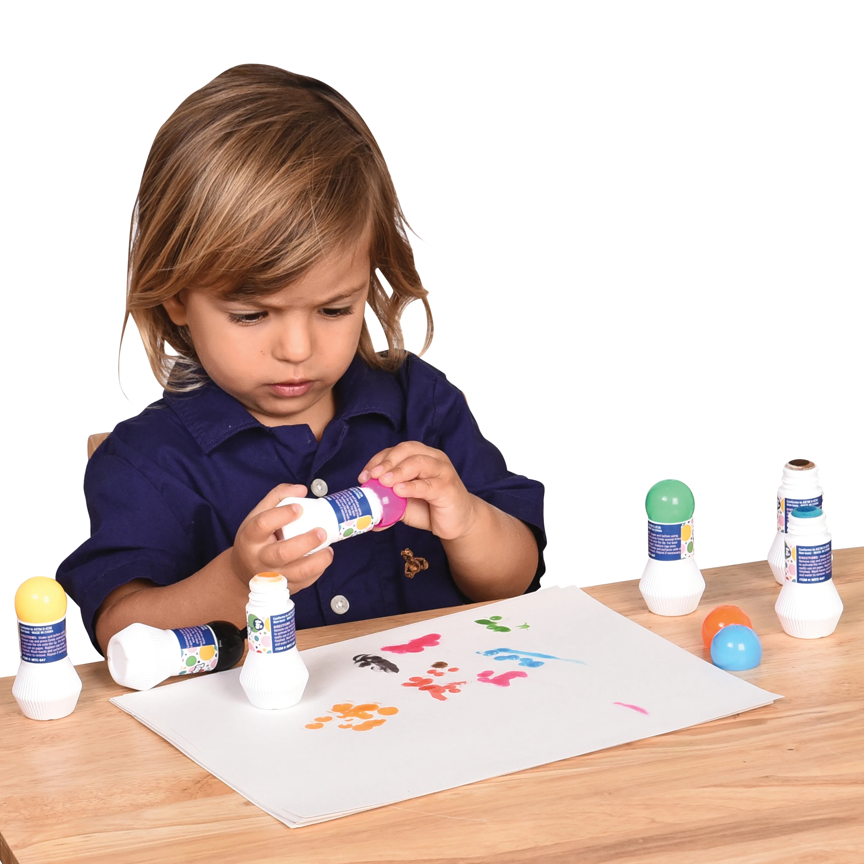 Washable Chubby Dot Markers - Set of 8 - Image 2