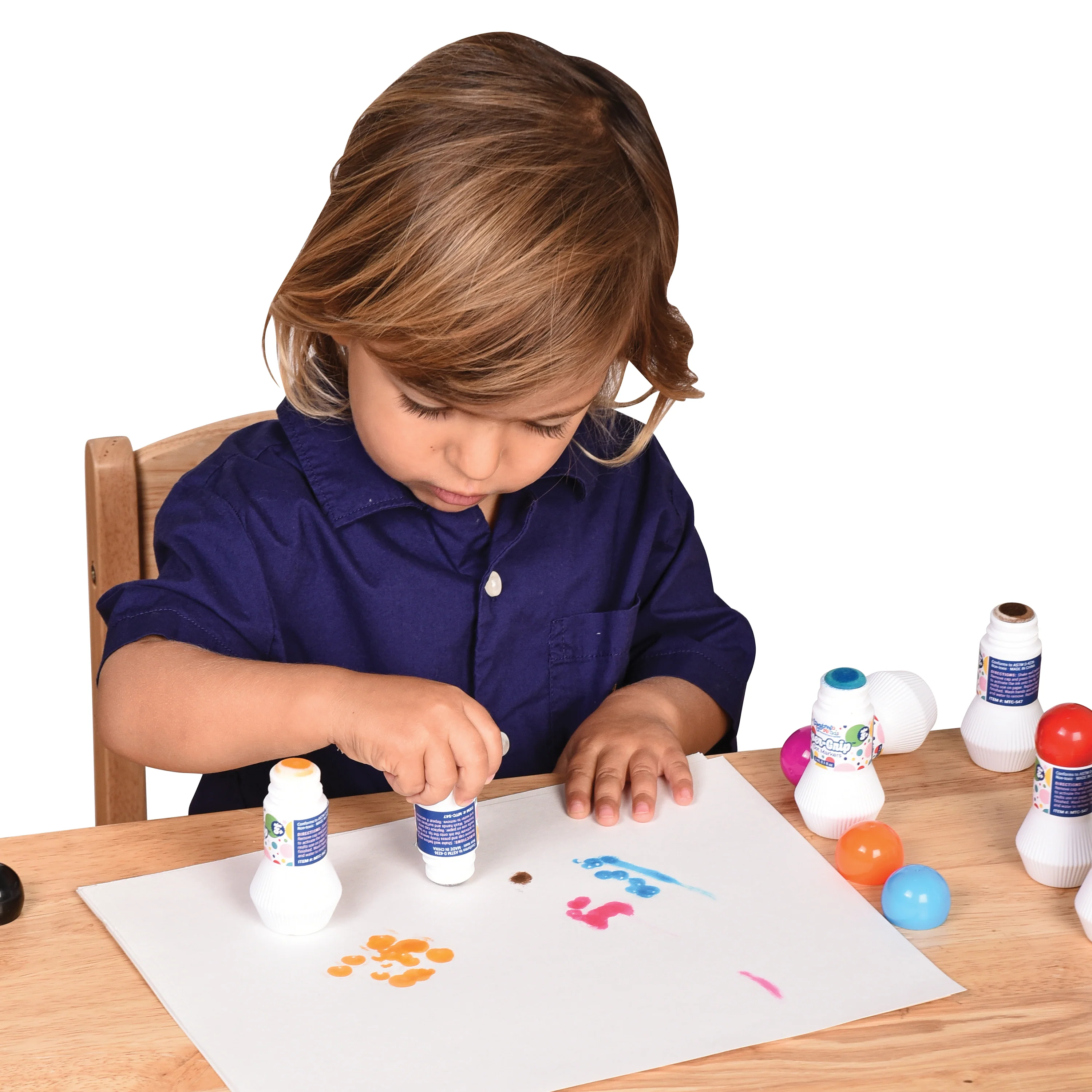 Washable Chubby Dot Markers - Set of 8 - Image 4