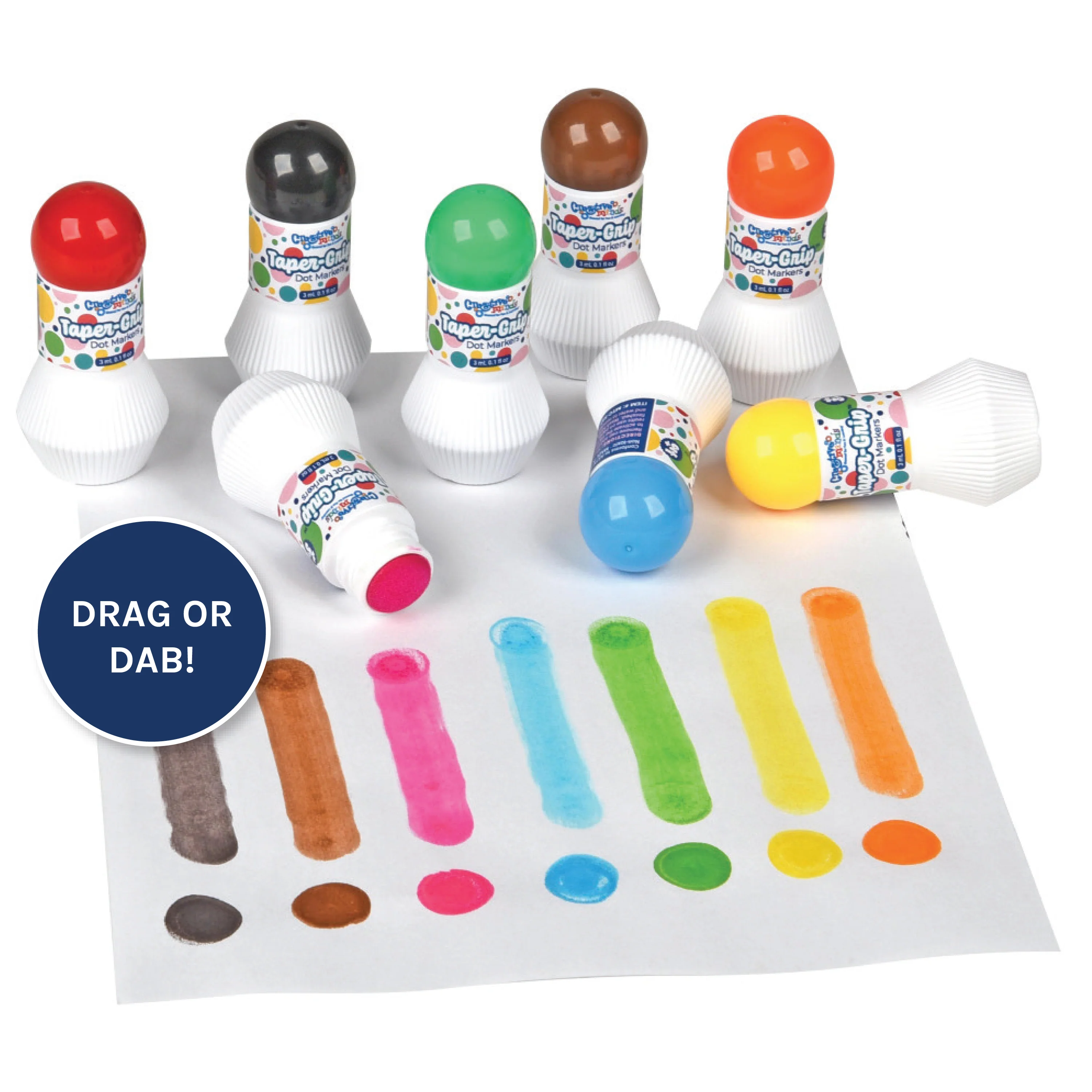 Washable Chubby Dot Markers - Set of 8 - Image 8