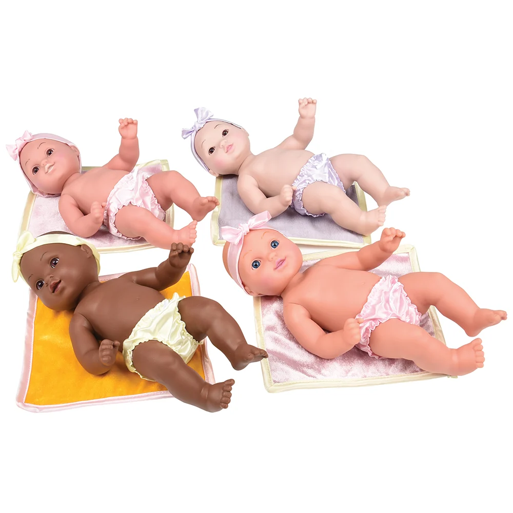 Multi-Ethnic Tender-Touch Baby Dolls | Set of 4 Realistic Dolls - Image 2