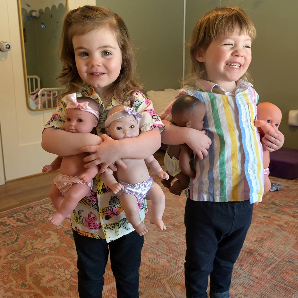 Multi-Ethnic Tender-Touch Baby Dolls | Set of 4 Realistic Dolls - Image 27