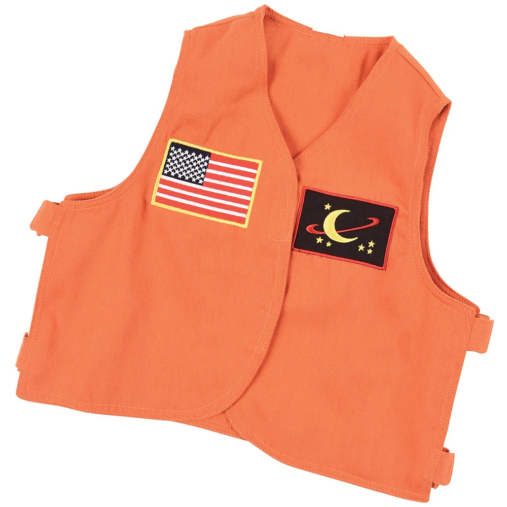Toddler Astronaut Role-Play Vest & Helmet | Easy Slip-On with Hook & Loop Closures - Image 2