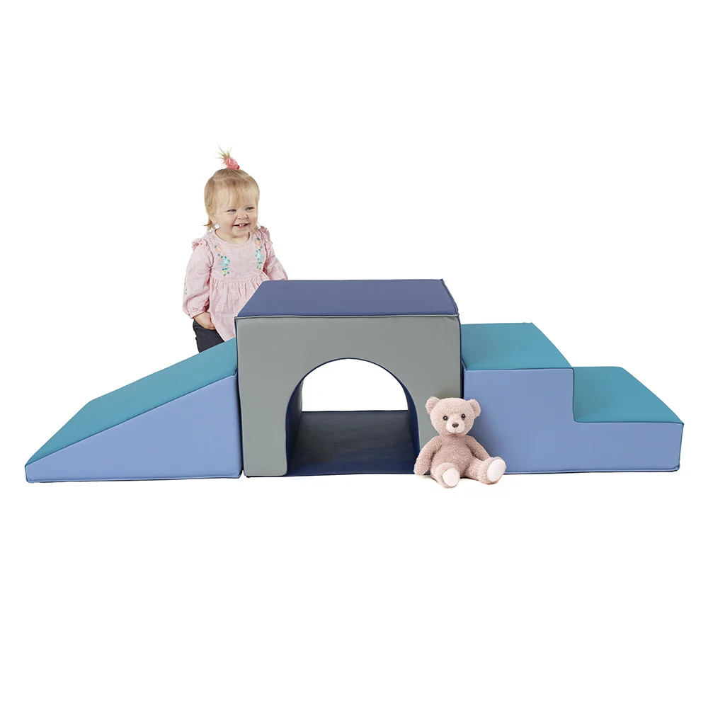 Toddler Gross Motor Play Zone | 8-Piece PlayForms Climber & Crawling Mat Activity Set - Image 5