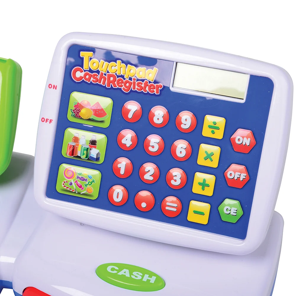 Touchpad Cash Register | Interactive Playset with Calculator & Accessories - Image 4