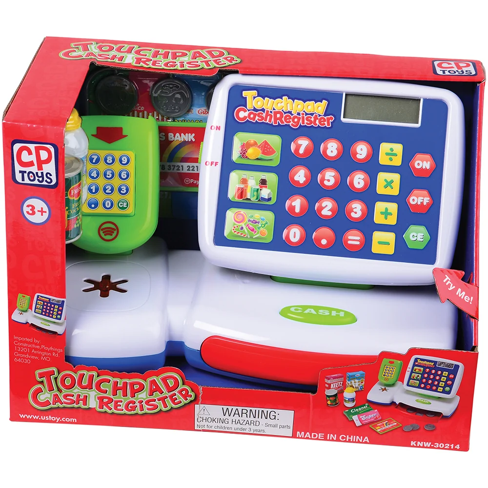 Touchpad Cash Register | Interactive Playset with Calculator & Accessories - Image 6