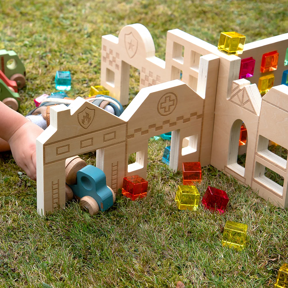 Tactile Town Discovery Dividers | Wooden Storytelling & Sensory Play Panels - Image 10