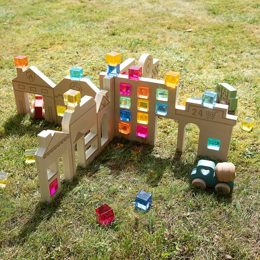 Tactile Town Discovery Dividers | Wooden Storytelling & Sensory Play Panels - Image 8