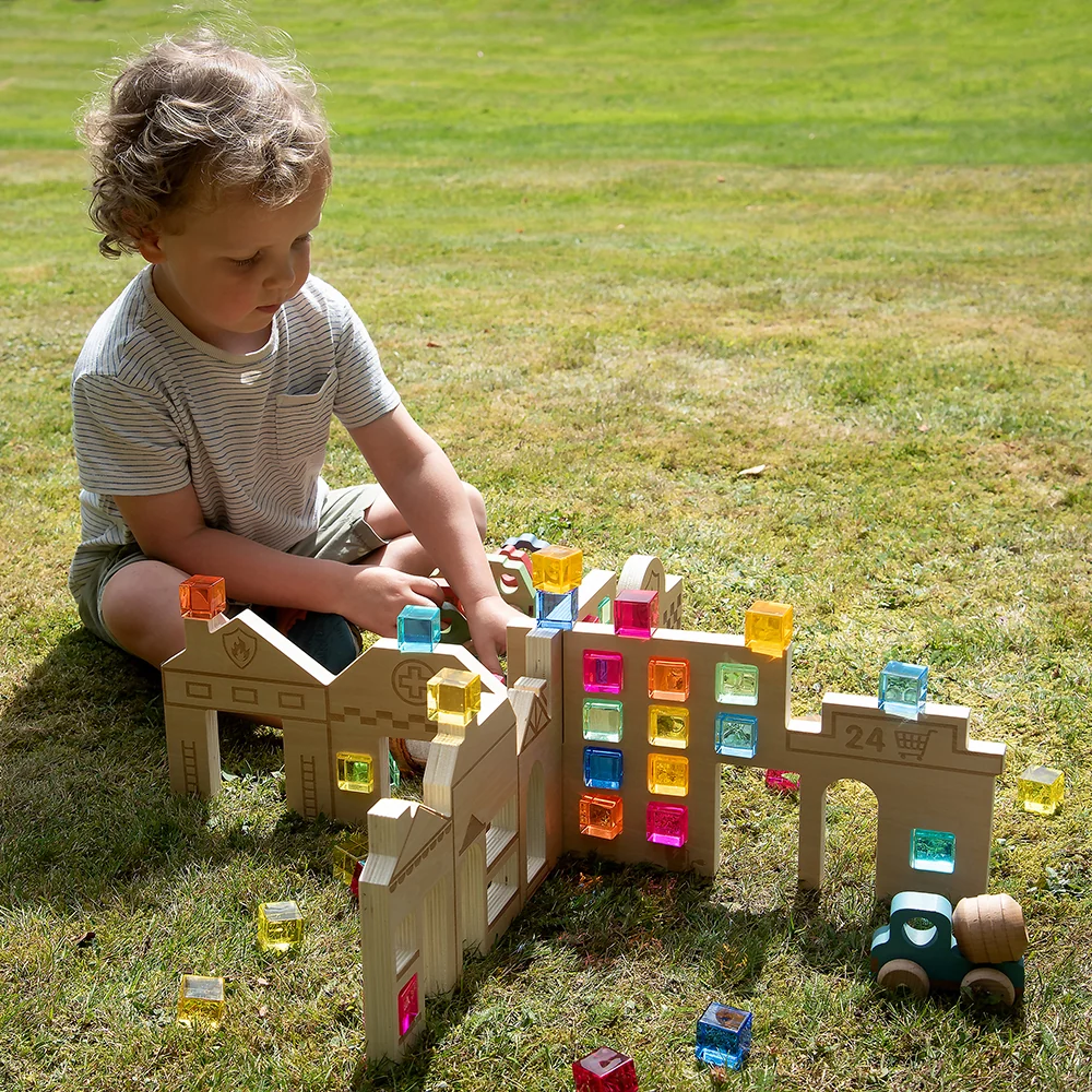 Tactile Town Discovery Dividers | Wooden Storytelling & Sensory Play Panels - Image 9