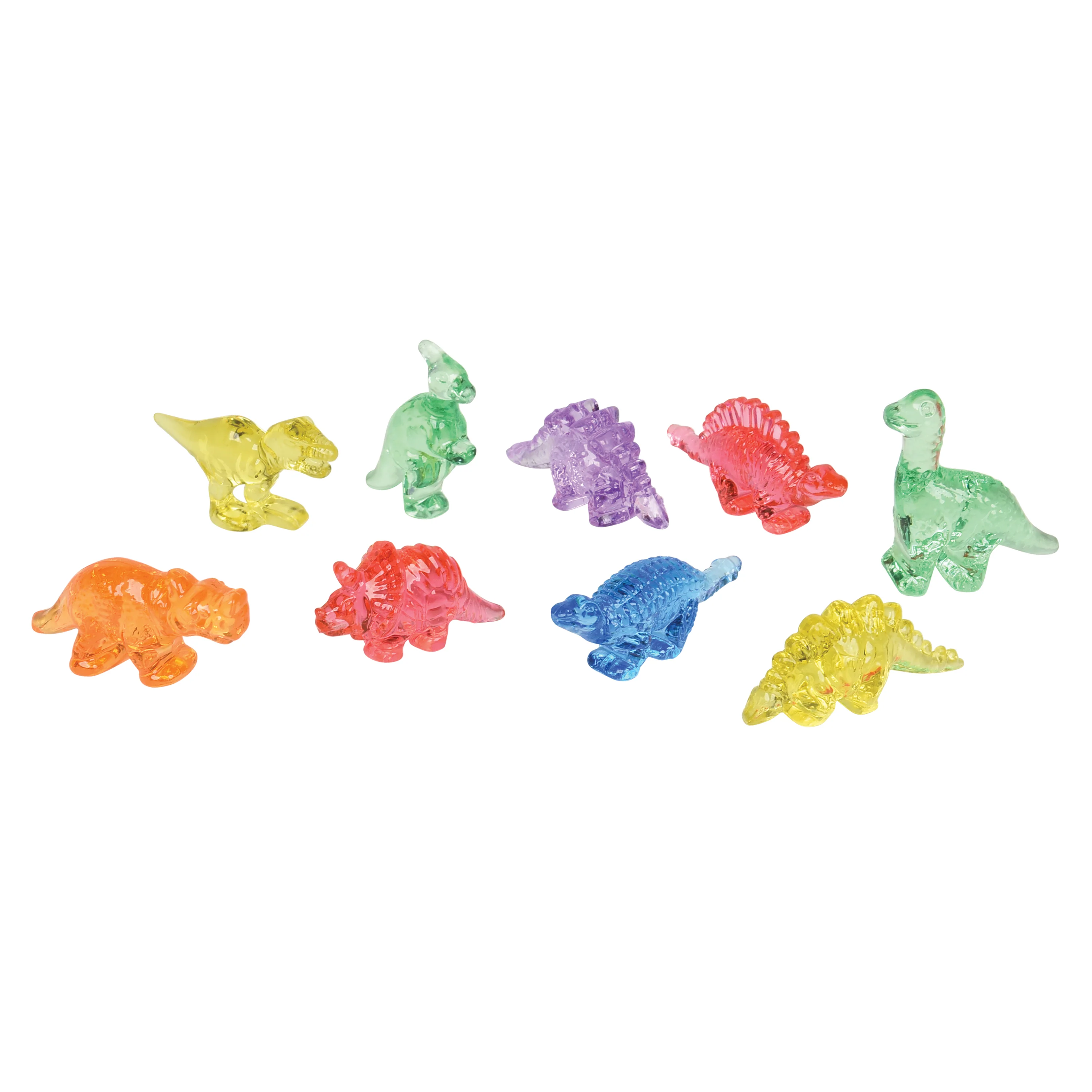 Translucent Dino Counters | 60-Piece Light Table Dinosaur Math, STEM & Sensory Manipulative Set - Image 2