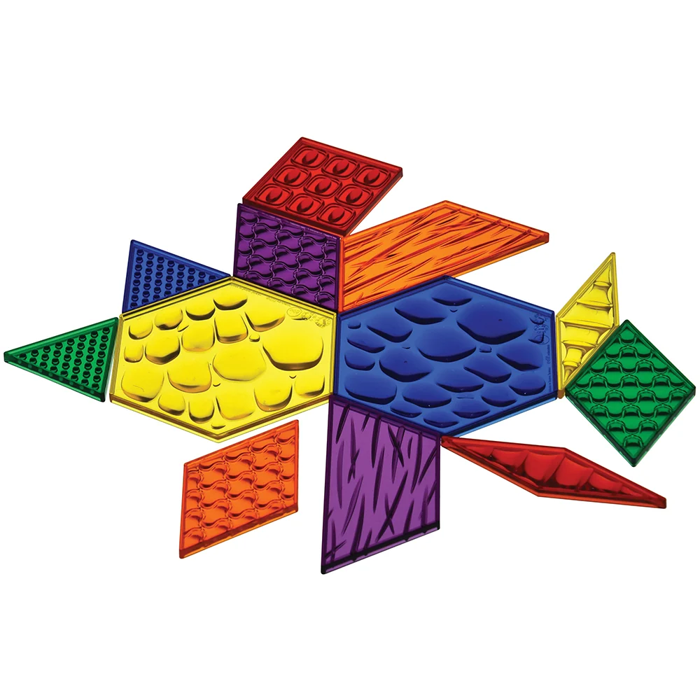 Translucent Sensory Pattern Blocks - Image 10