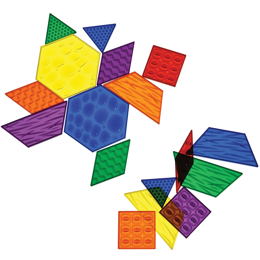 Translucent Sensory Pattern Blocks - Image 14