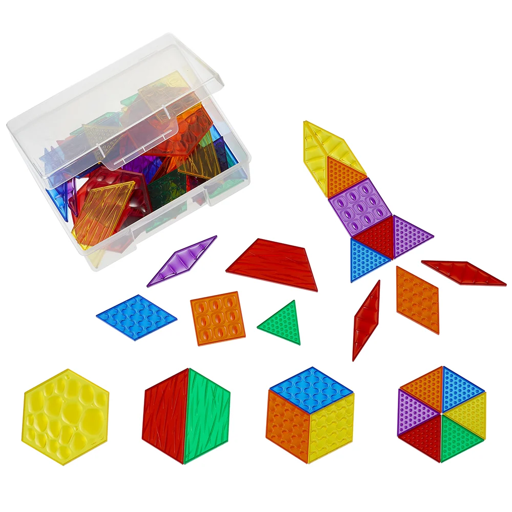 Translucent Sensory Pattern Blocks - Image 4