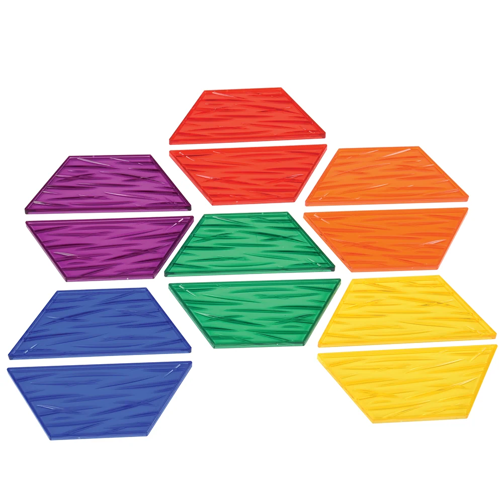 Translucent Sensory Pattern Blocks - Image 8