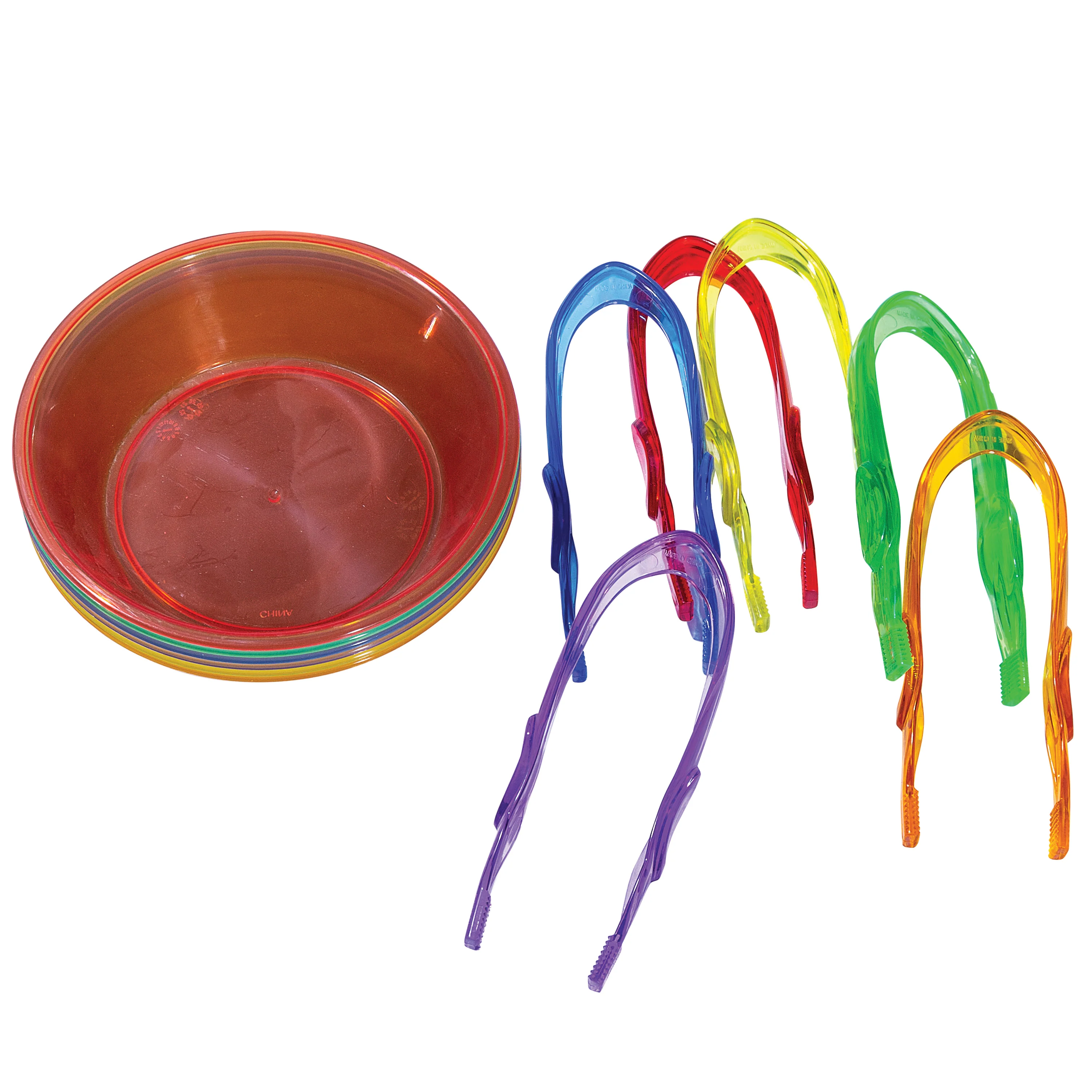 Translucent Sorting Bowls & Tweezers | 12-Piece Color Sorting, Fine Motor, and Light Table Sensory Play Set - Image 20