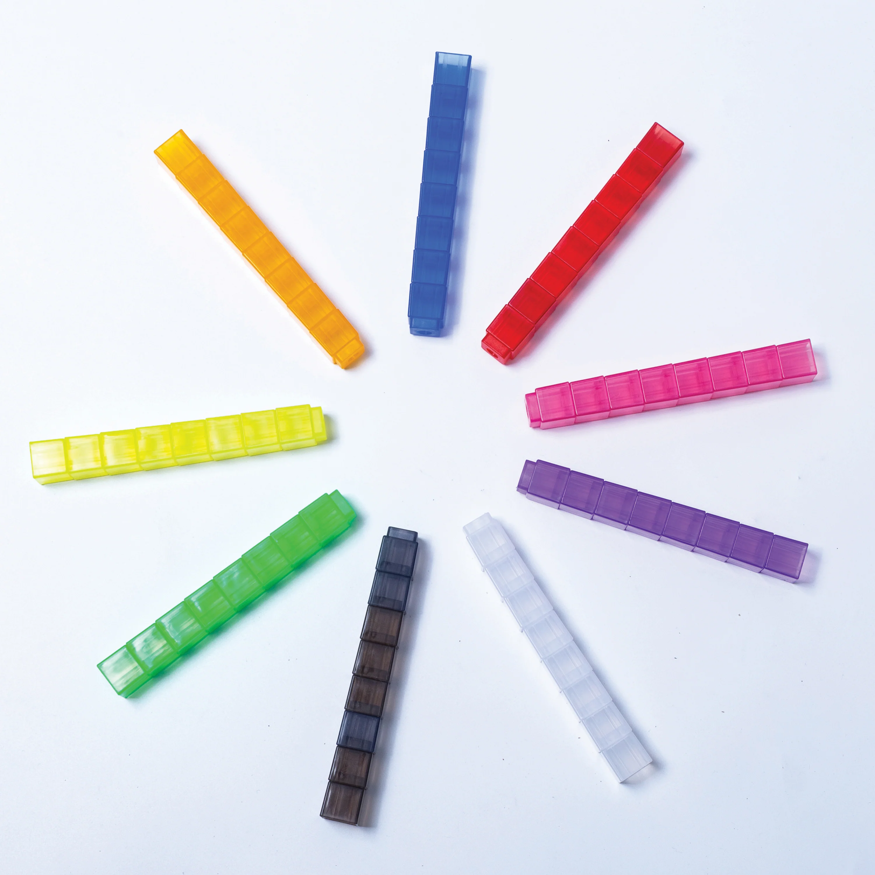 Translucent Stacking Counting Cubes | 100-Piece Interlocking Math, Sorting & Light Table Manipulative Set - Image 2