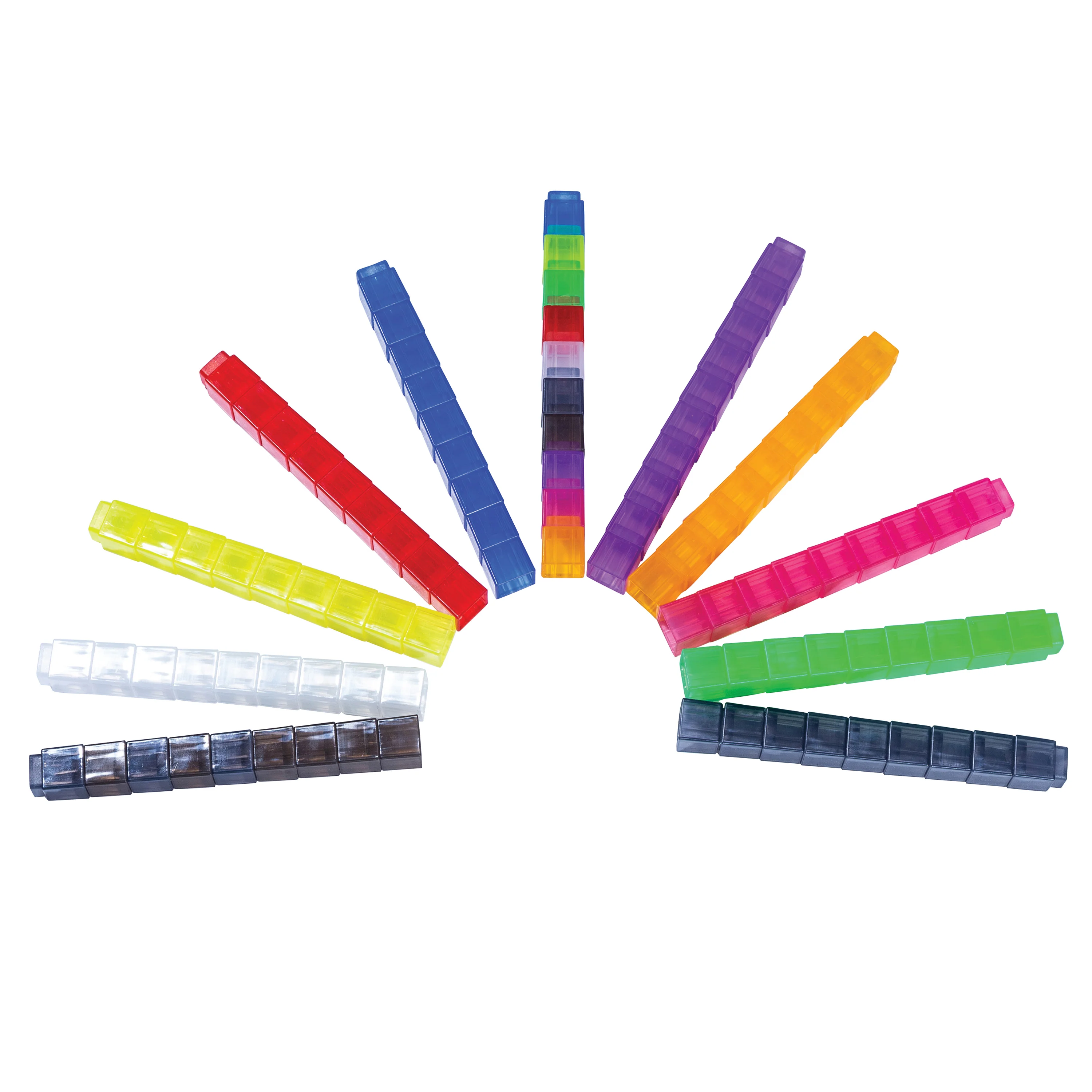 Translucent Stacking Counting Cubes | 100-Piece Interlocking Math, Sorting & Light Table Manipulative Set - Image 4