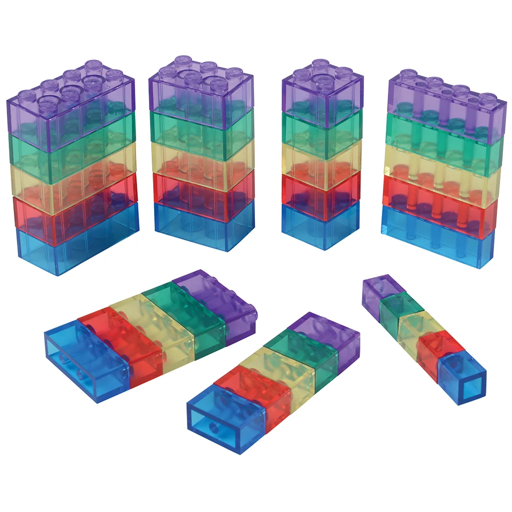 Standard Size Transparent Building Bricks - Image 5