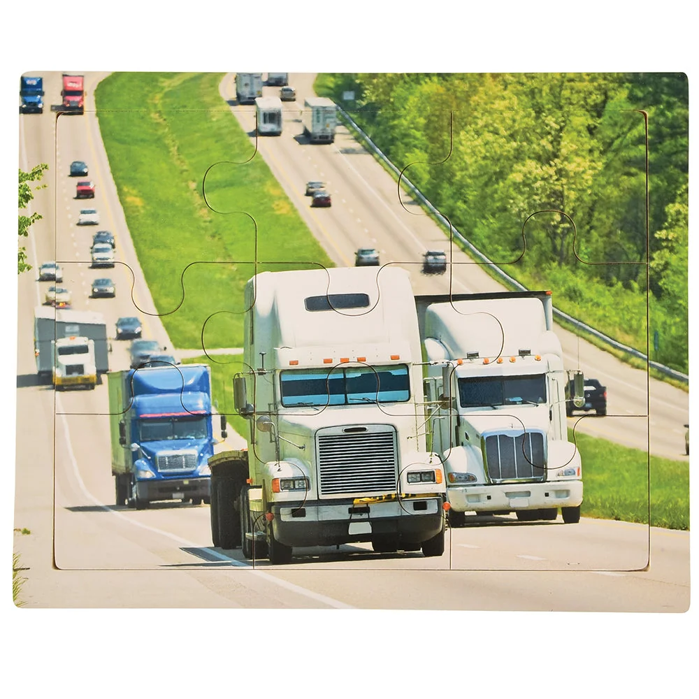 Transportation Puzzles | Set of 12 Vehicle-Themed Learning Puzzles with Real Photo Images - Image 17