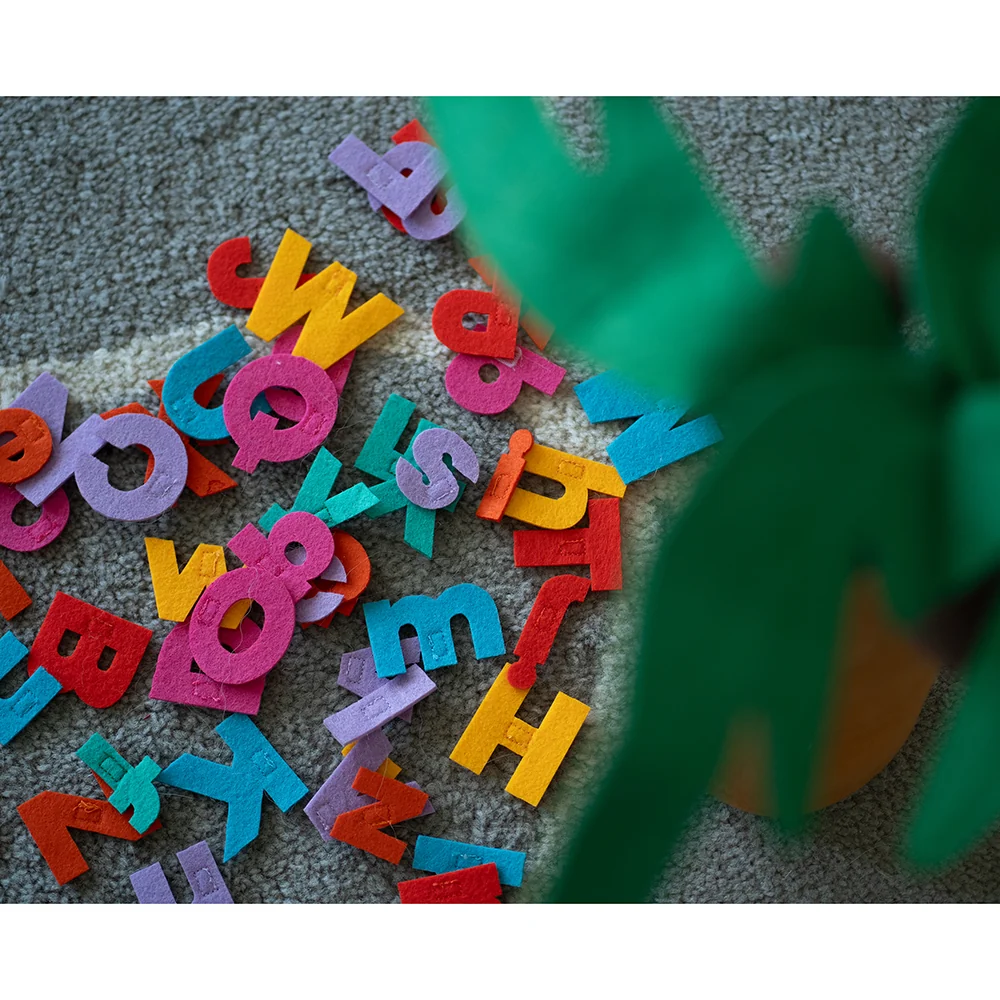 Chicka Chicka Boom Boom Alphabet Tree Set | 14" Fabric Tree with 52 Uppercase & Lowercase Letters* - Image 6