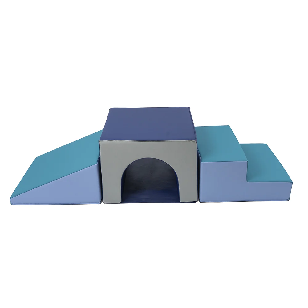 Tunnel & Ramp Soft Climber Set | 3-Piece Gross Motor PlayForms