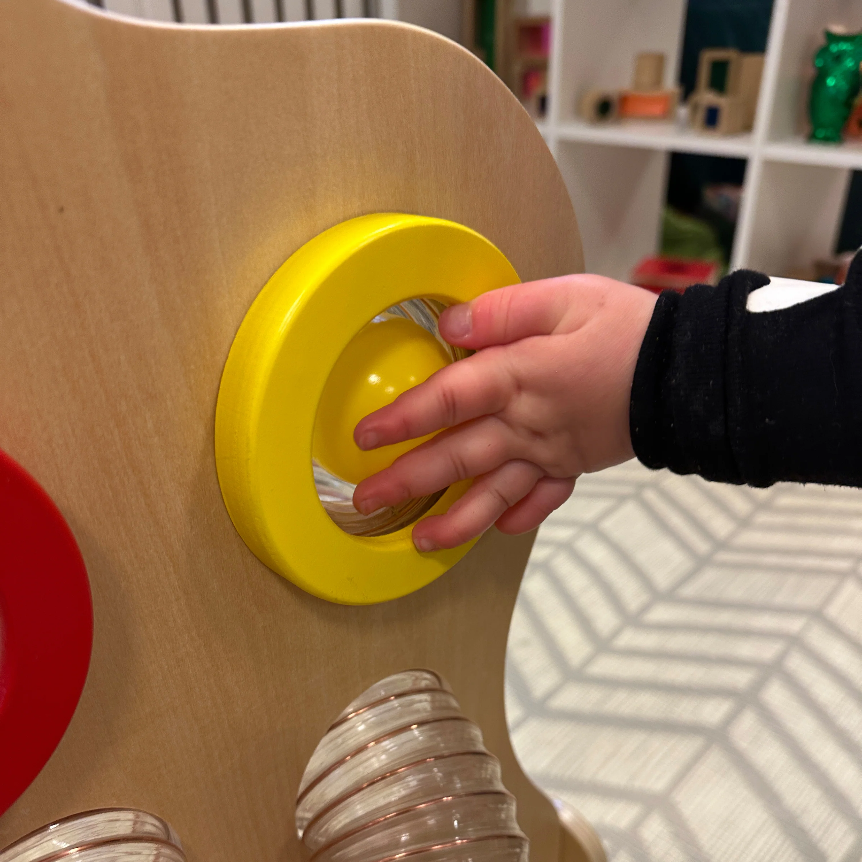 Twist and Turn Tubie Wooden Ball Drop Toy | Gross Motor, Coordination & Sensory Learning Activity - Image 3