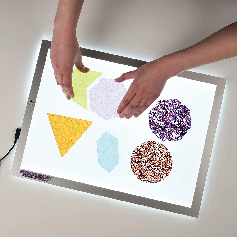 Ultra Bright LED Light Panel | 3-Setting Sensory & Color Exploration Tool