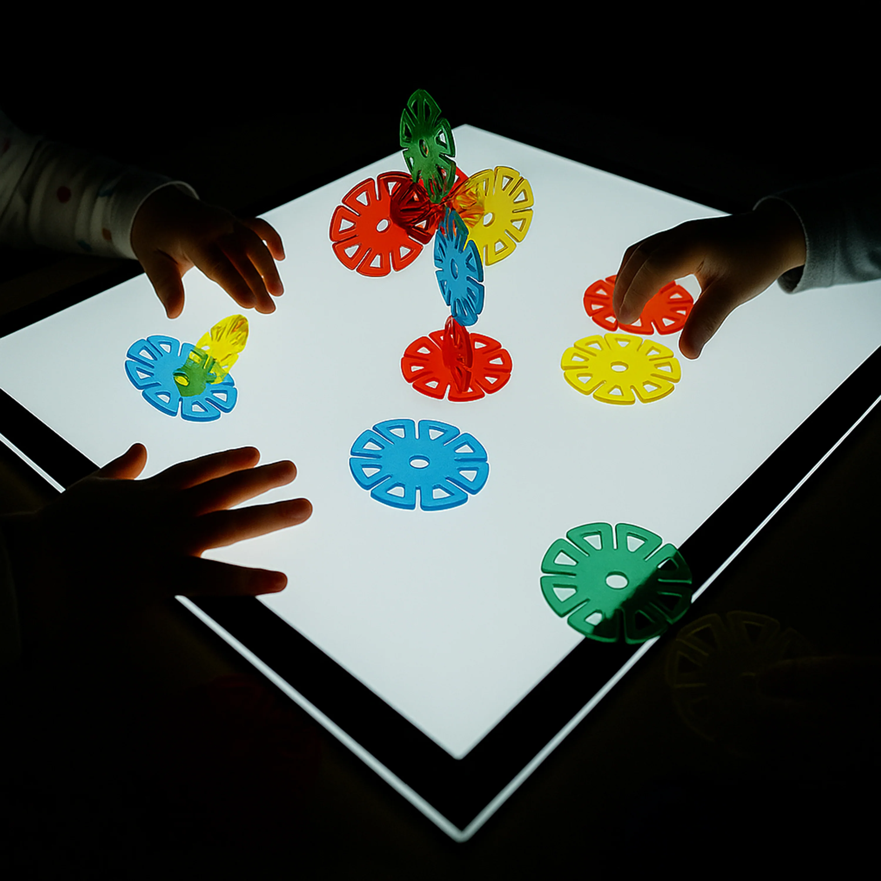 Ultra Bright LED Light Panel | 3-Setting Sensory & Color Exploration Tool - Image 5