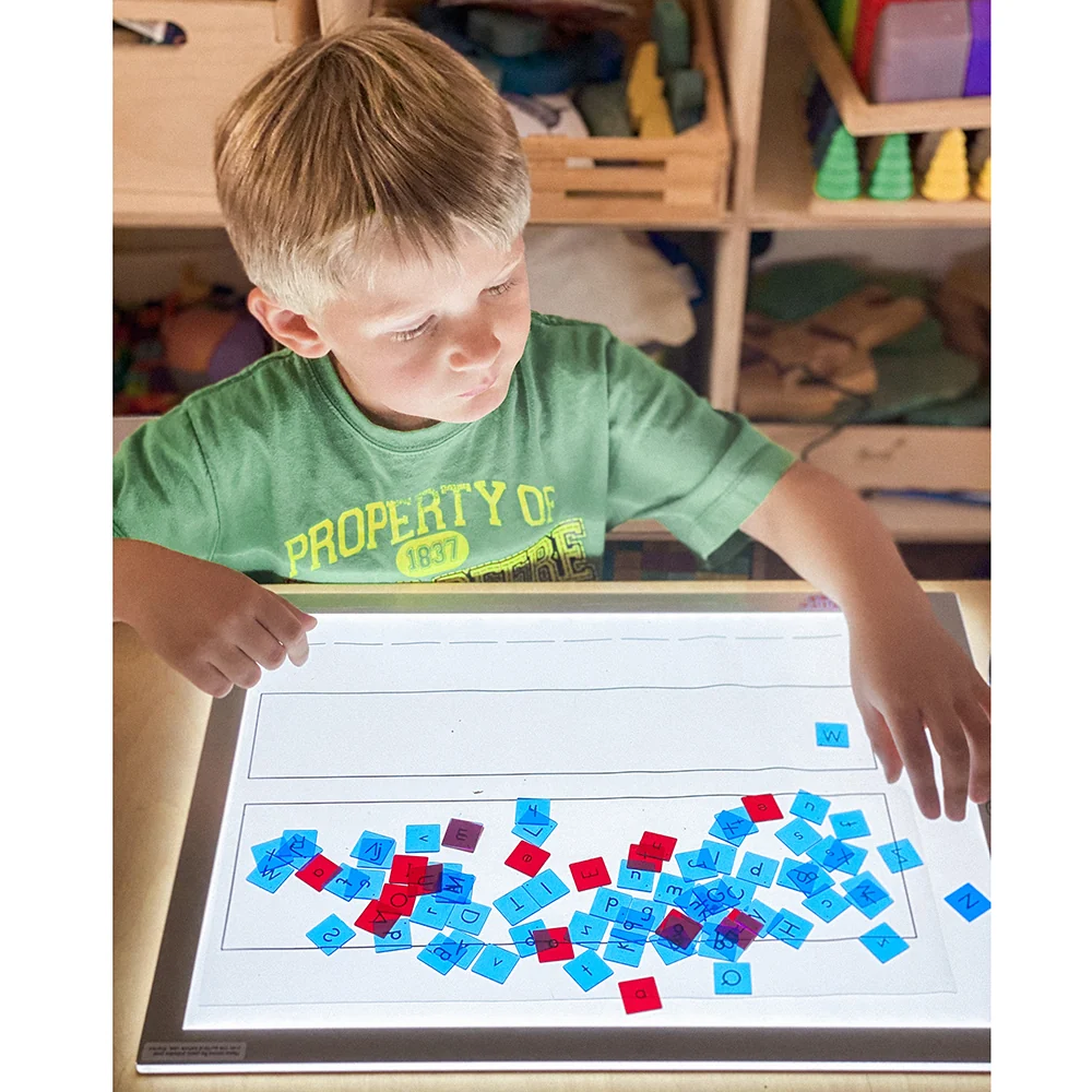 Ultra Bright LED Light Panel | 3-Setting Sensory & Color Exploration Tool - Image 6