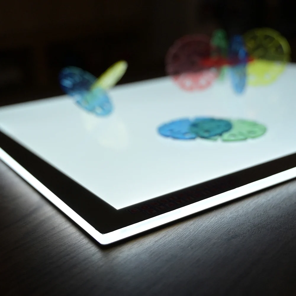 Ultra Bright LED Light Panel | 3-Setting Sensory & Color Exploration Tool - Image 7