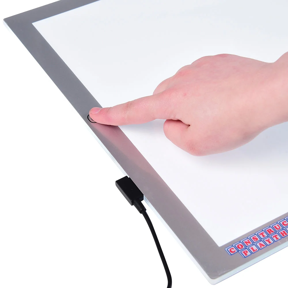 Ultra Bright LED Light Panel | 3-Setting Sensory & Color Exploration Tool - Image 8