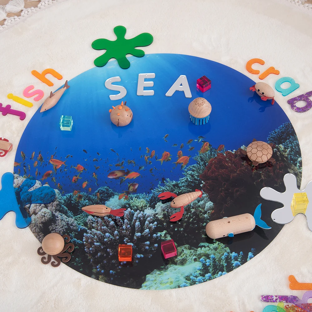 Under The Sea Sensory Play Mat for Light Tables - Image 3