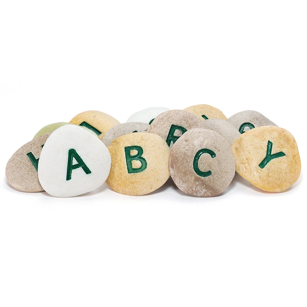 Yellow Door® Tactile Uppercase Alphabet Pebbles - Image 5