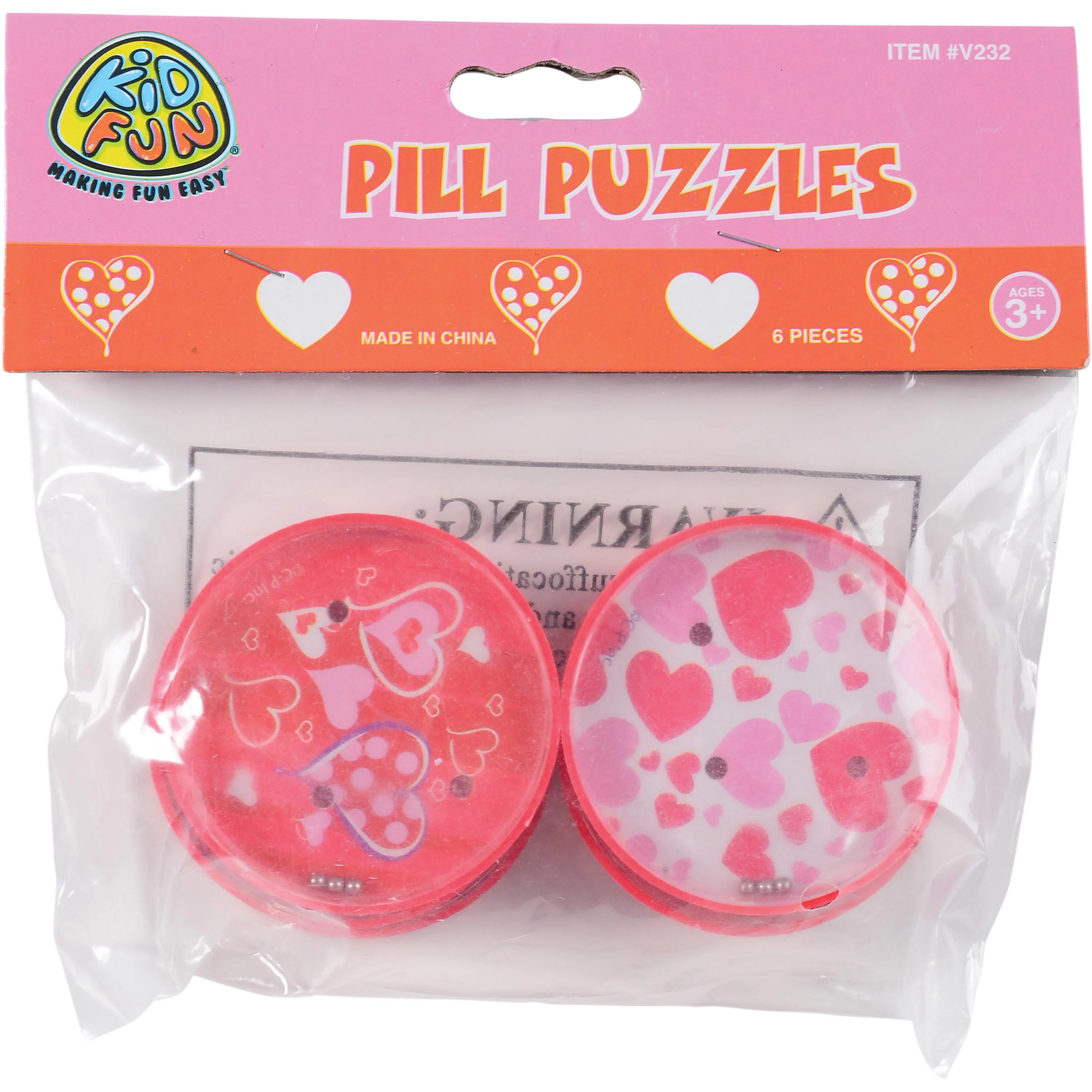 Heart Mini Maze Games – 6 Piece Classroom Reward & Exchange Set - Image 2
