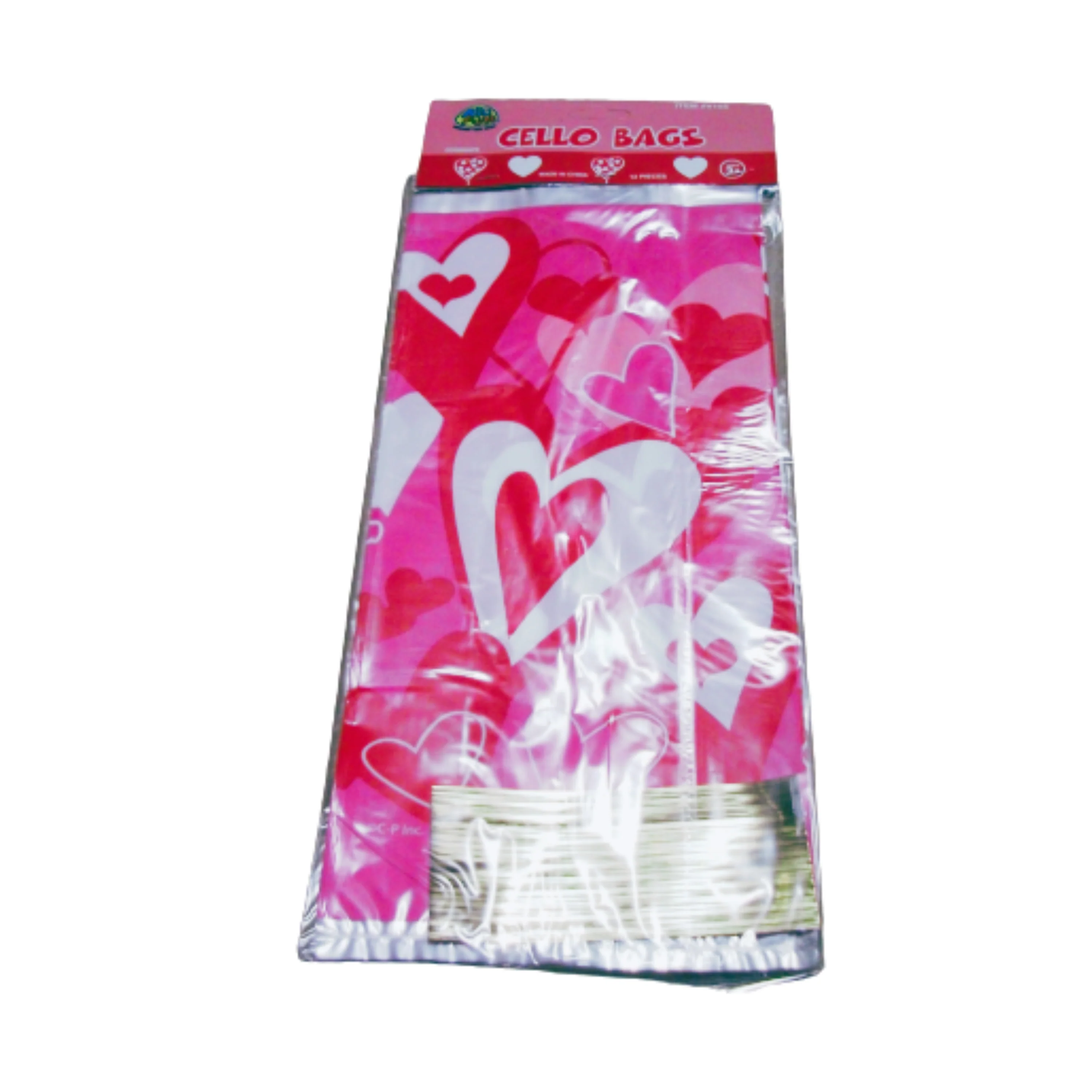 Heart Cello Bags - Set of 12