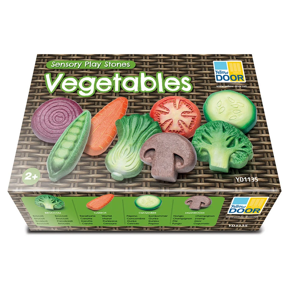 Yellow Door® Veggie Sensory Play Stones - Image 11