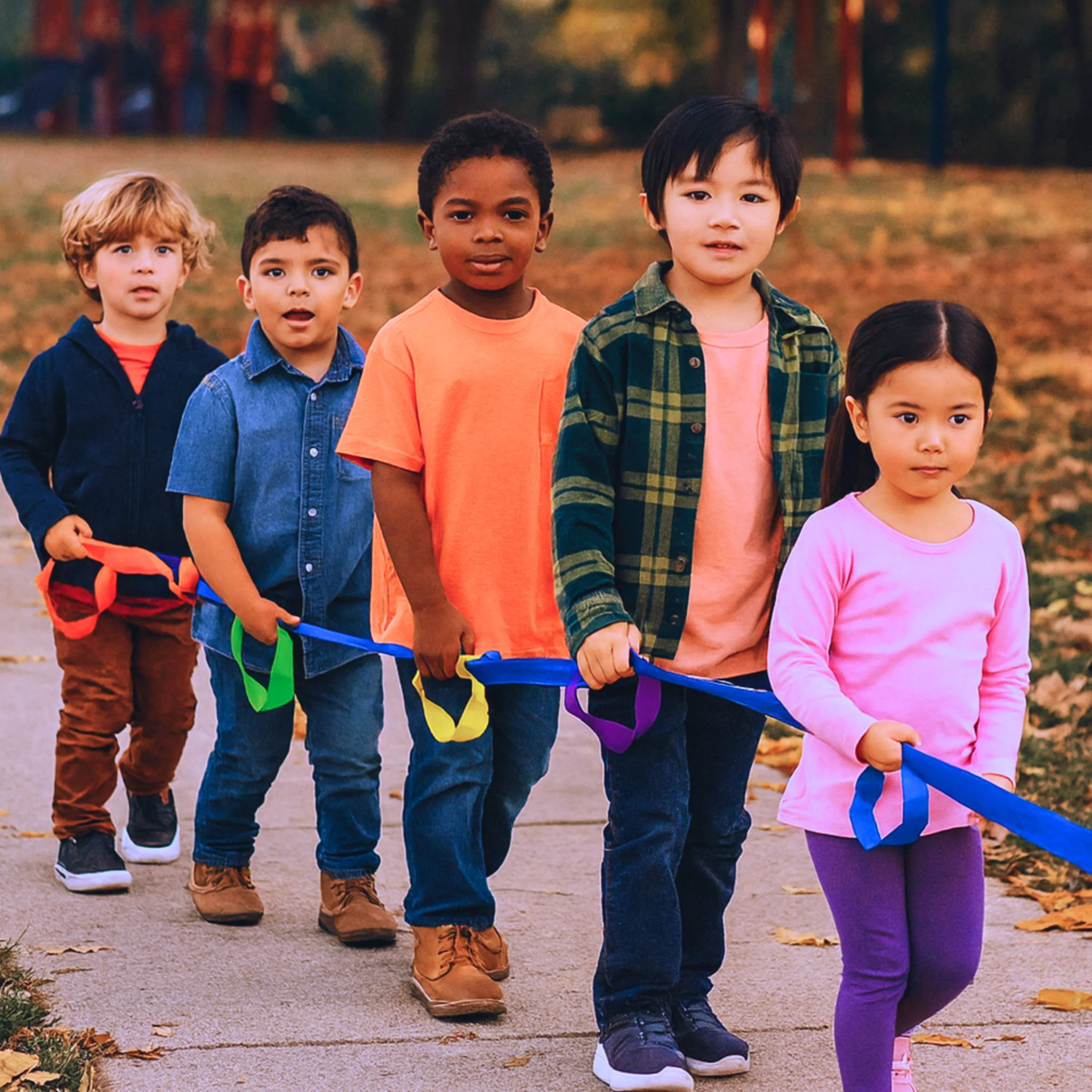 Walking Rope | Colorful Safety Line with 12 Easy-To-Grasp Handles - Image 4