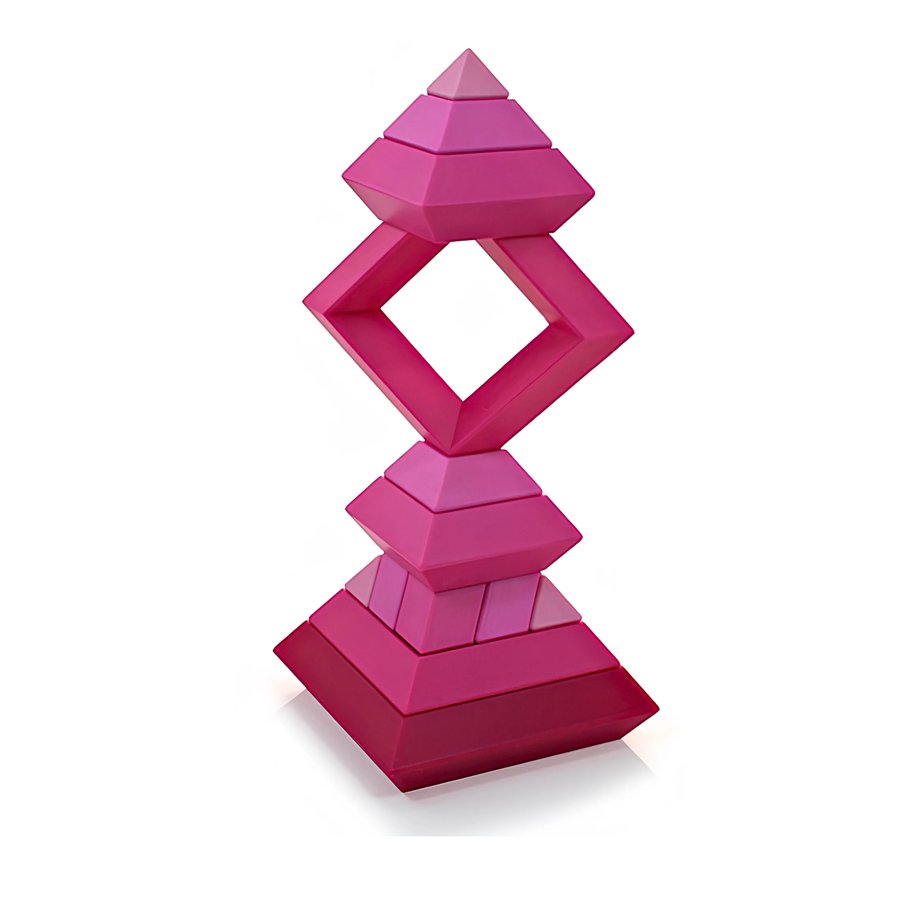 WEDGiTS Pink Building Set – 15 Piece Creative Construction - Image 2