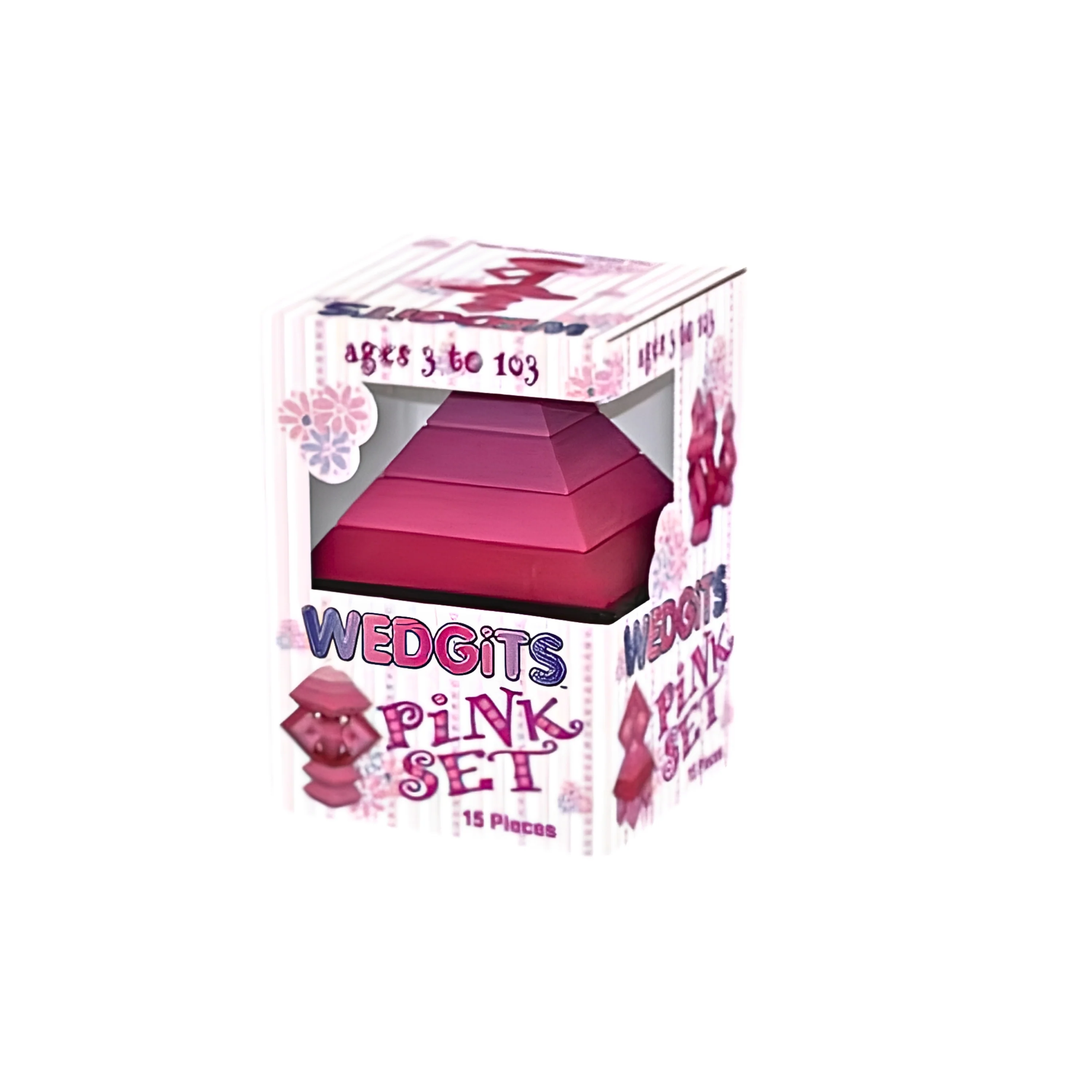 WEDGiTS Pink Building Set – 15 Piece Creative Construction - Image 3