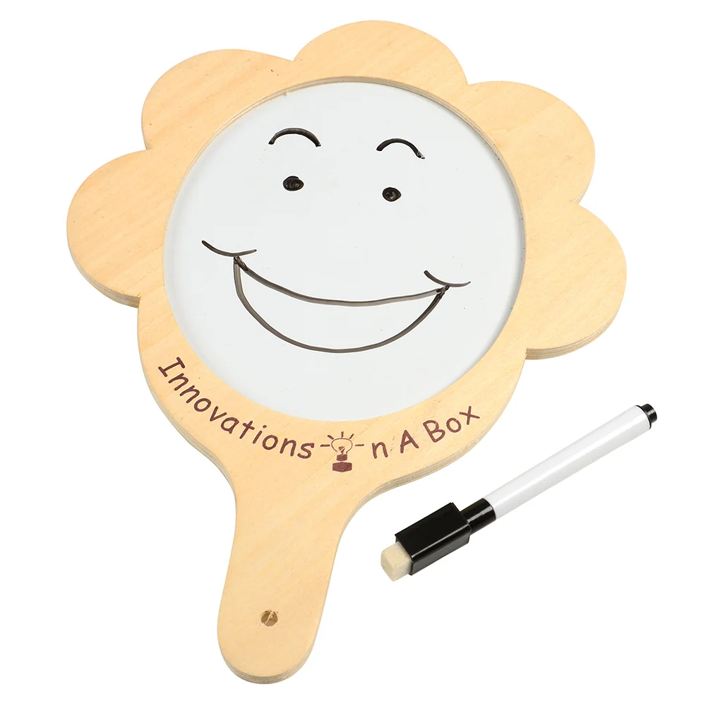 What Are You Feeling? Emotion Mirror | Write & Wipe Surface & 1 Marker - Image 2