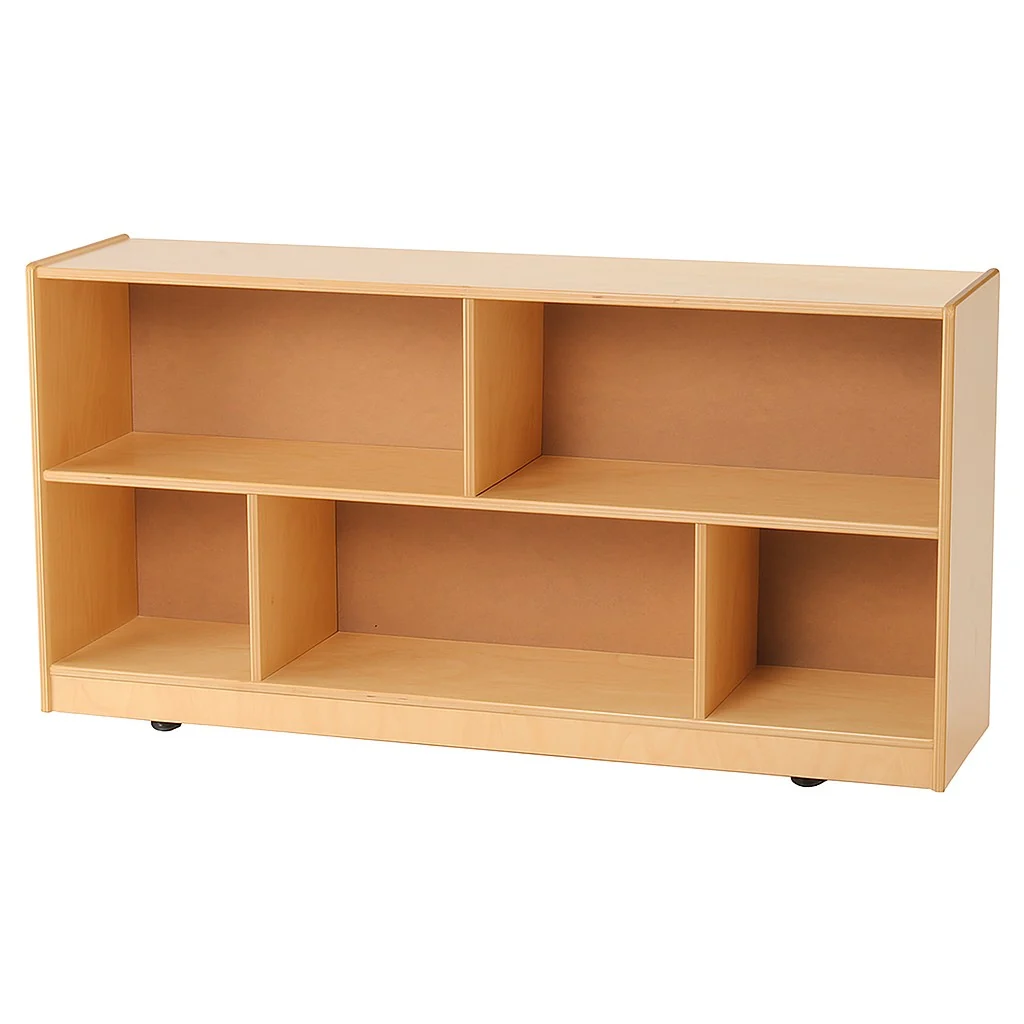 Birch Two-Level Low Storage Unit | Eco-Friendly & Easy Mobility - Image 2