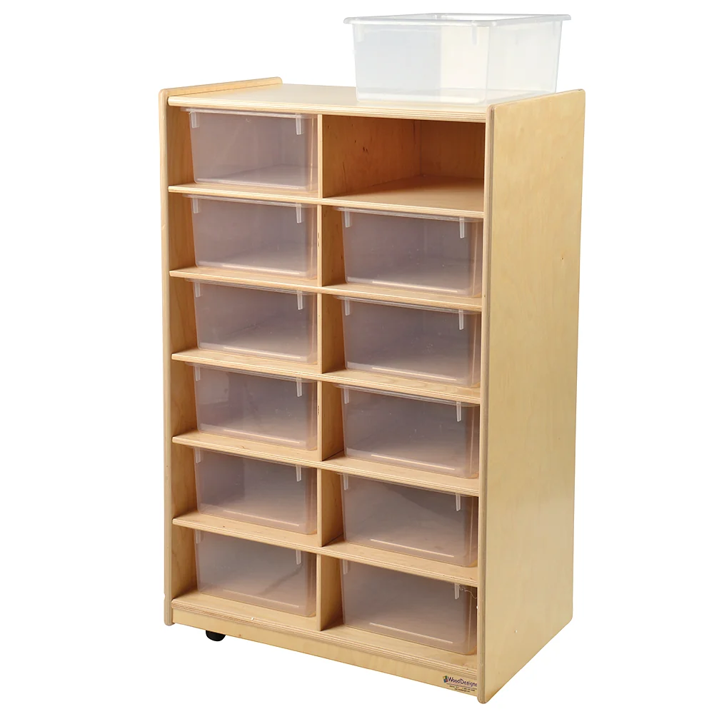 Wheeled Tote Unit With Jumbo Storage Totes - Image 2