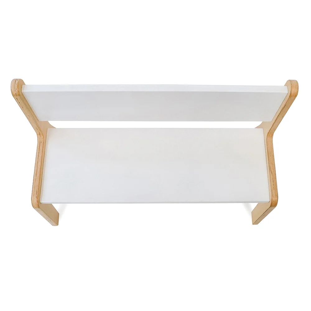Whitney Plus 10″H Contoured Children’s Bench | Preschool Classroom Seating - Image 2